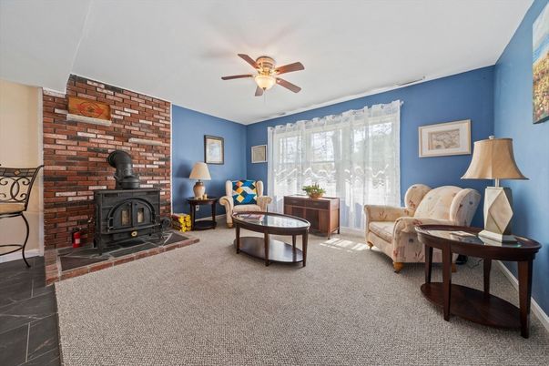 Fireplace, Interior, Living room, Stone Walls