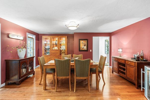 Dining room, Interior, Wood Texture Flooring
