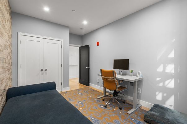 Home Office, Interior, Recessed Lighting