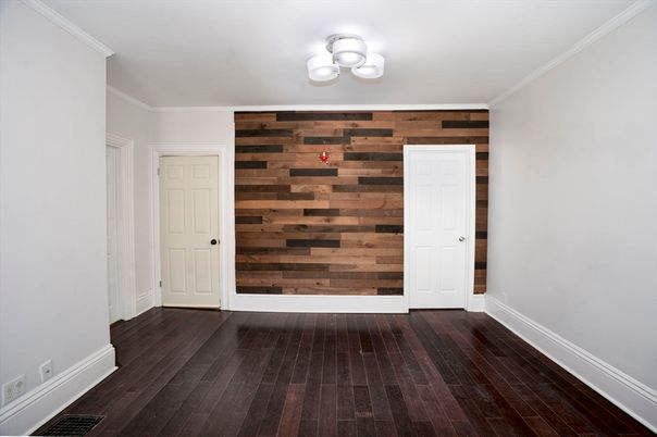 Empty room, Interior, Wood Texture Flooring, Wooden Walls
