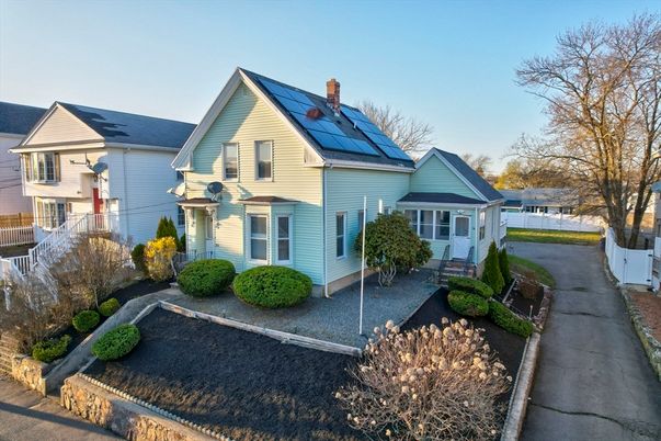 Exterior, Facade, Solar Panels, Queen Anne Victorian