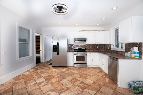 Interior, Kitchen, Recessed Lighting, Stainless Steel Appliances