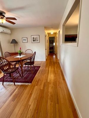 Dining room, Interior, Wood Texture Flooring