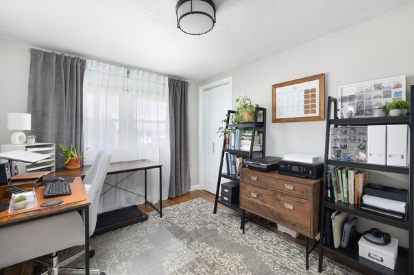 Home Office, Interior, Wood Texture Flooring