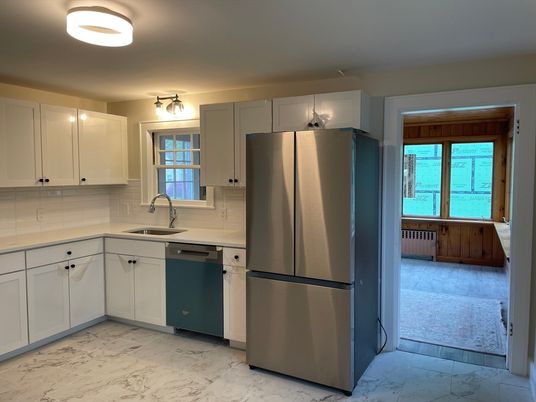 Interior, Kitchen, Marble, Stainless Steel Appliances, Water