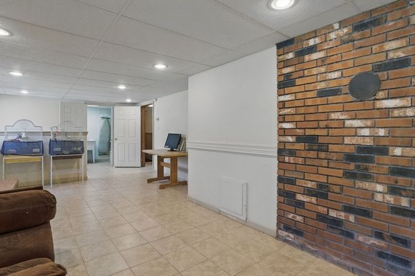 Interior, Recessed Lighting, Stone Walls