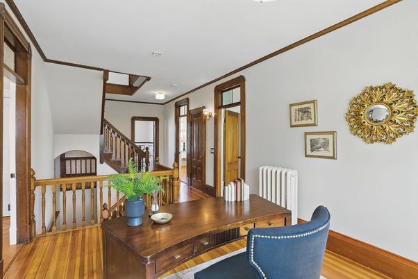 Home Office, Interior, Wood Texture Flooring