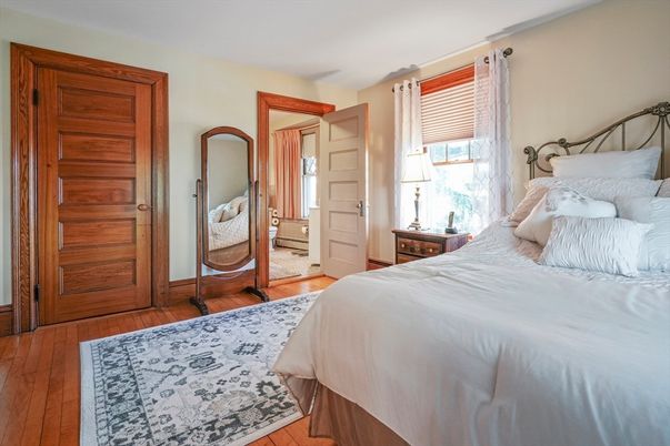 Bedroom, Interior, Wood Texture Flooring