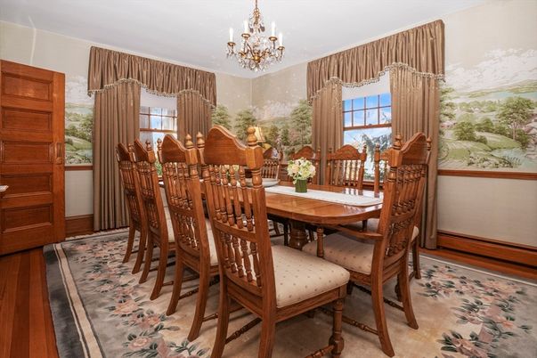 Chandelier, Dining room, Interior