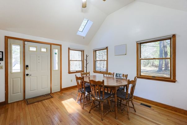 Dining room, Interior, Wood Texture Flooring