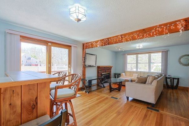 Fireplace, Interior, Living room, Wood Texture Flooring