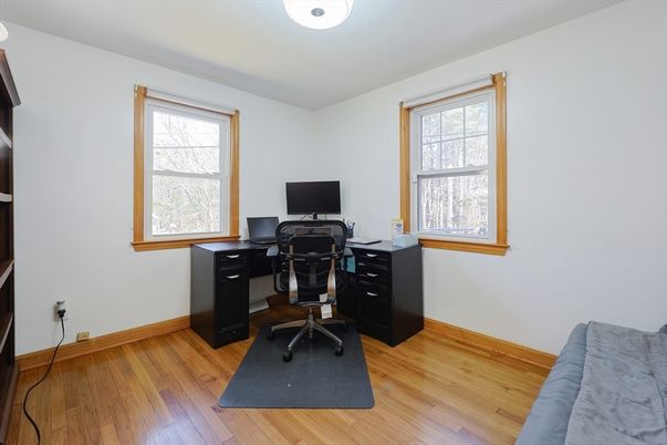 Home Office, Interior, Wood Texture Flooring