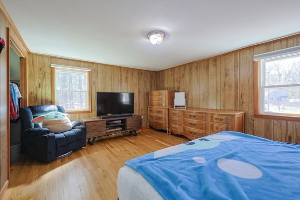 Bedroom, Interior, Wood Texture Flooring, Wooden Walls