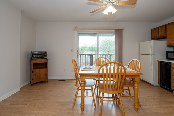 Dining room, Interior, Wood Texture Flooring