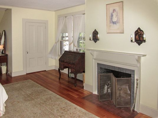 Fireplace, Interior, Wood Texture Flooring