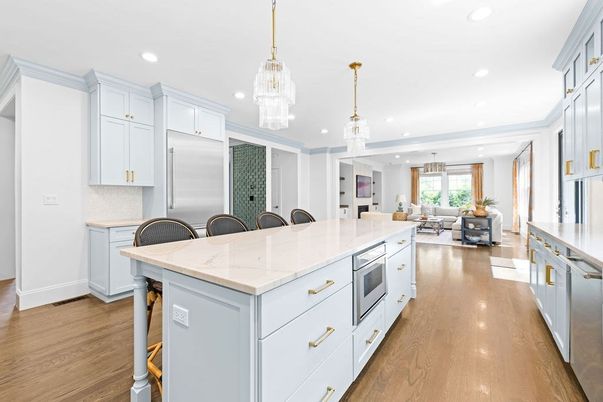 Dining room, Interior, Kitchen, Living room, Pendant Lights, Recessed Lighting, Wood Texture Flooring