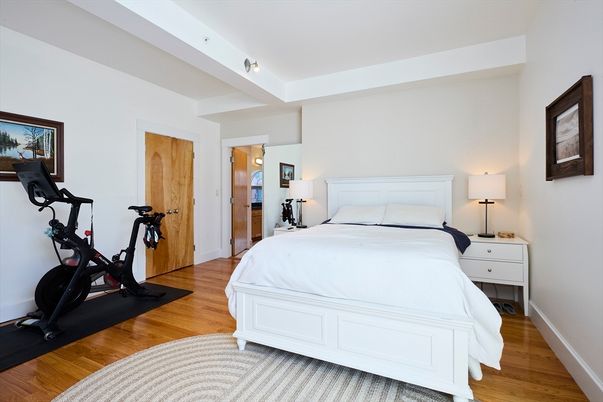 Bedroom, Fitness Equipment, Interior, Wood Texture Flooring
