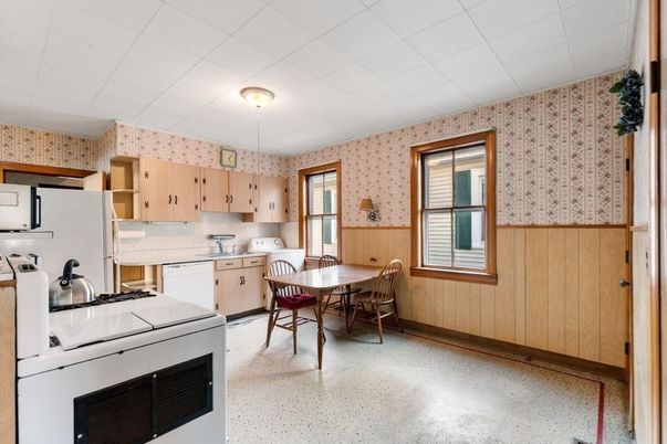 Dining room, Interior, Kitchen