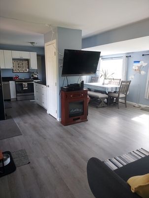 Dining room, Interior, Kitchen, Wood Texture Flooring