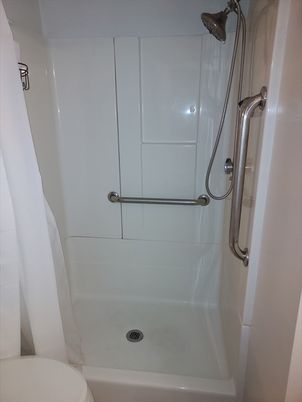 Bathroom, Glass Shower, Interior