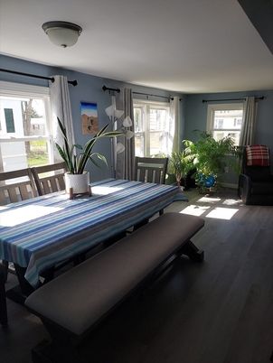 Dining room, Interior, Wood Texture Flooring