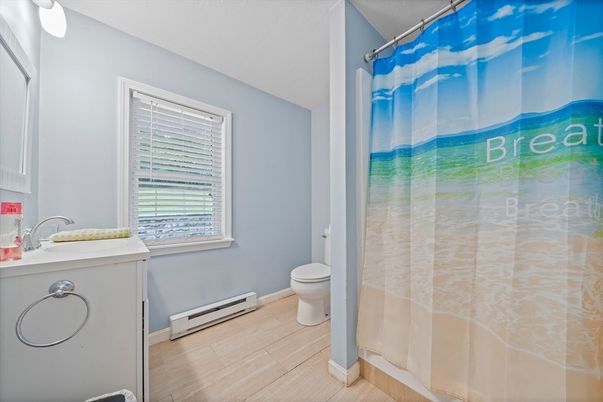 Bathroom, Interior, Wood Texture Flooring