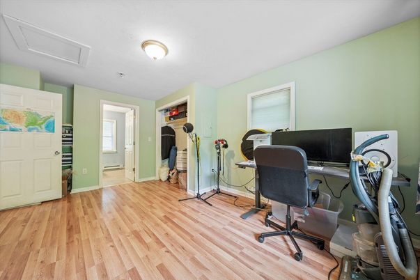 Home Office, Interior, Wood Texture Flooring
