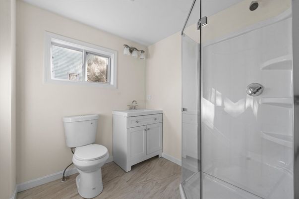 Bathroom, Glass Shower, Interior, Marble