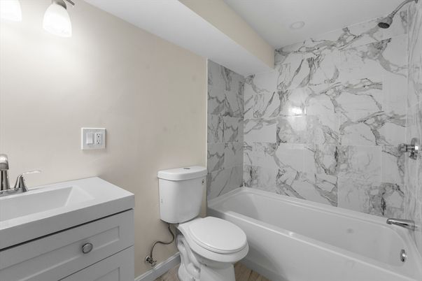 Bathroom, Interior, Marble Walls
