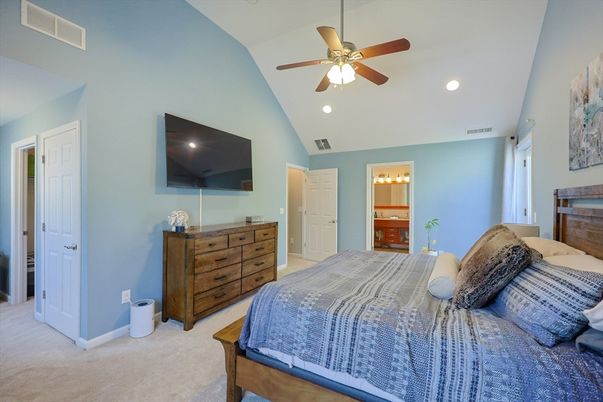 Bedroom, Interior, Recessed Lighting