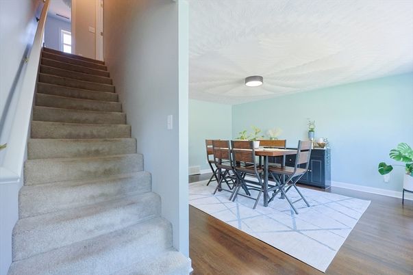 Dining room, Interior, Wood Texture Flooring