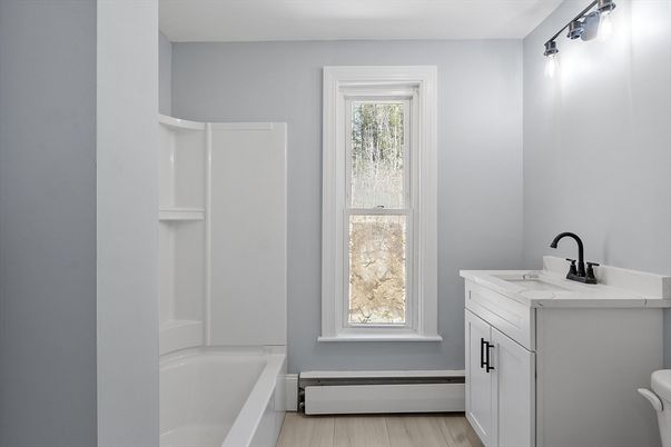 Bathroom, Interior, Wood Texture Flooring