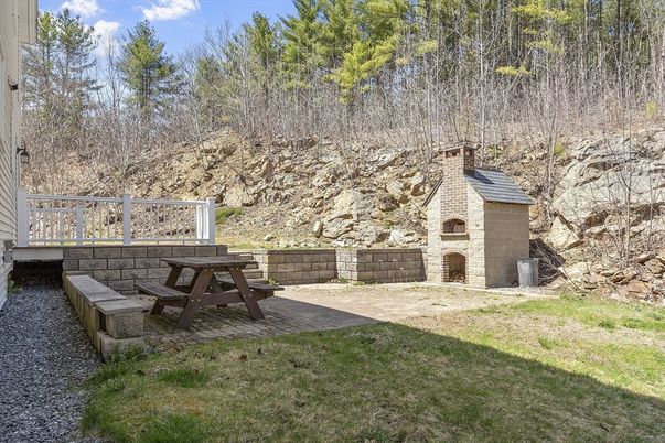 Backyard, Exterior, Fireplace