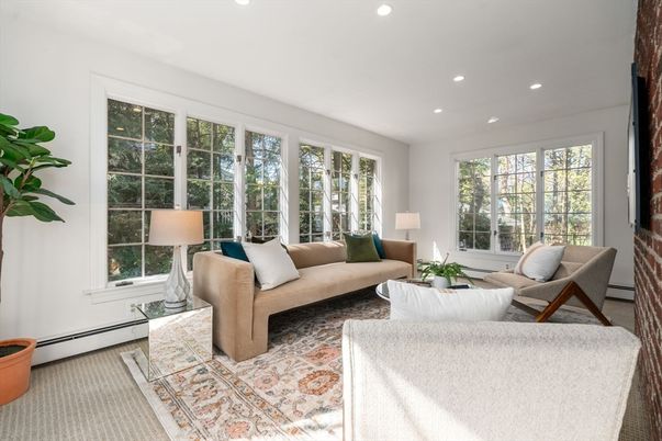 Interior, Living room, Recessed Lighting