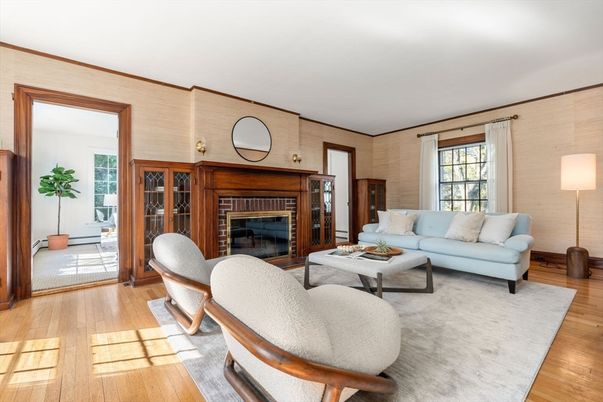 Fireplace, Interior, Living room, Wood Texture Flooring