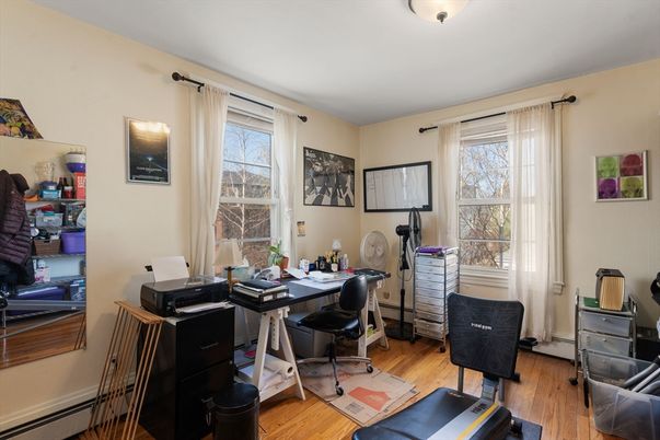 Home Office, Interior, Wood Texture Flooring
