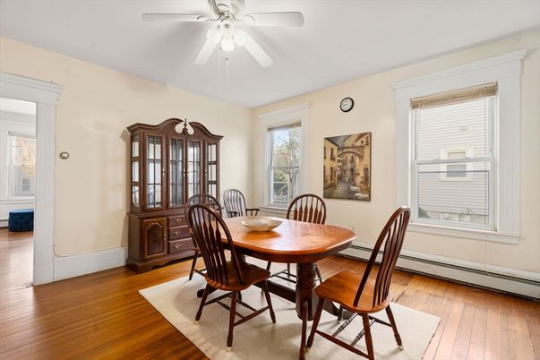 Dining room, Interior, Wood Texture Flooring