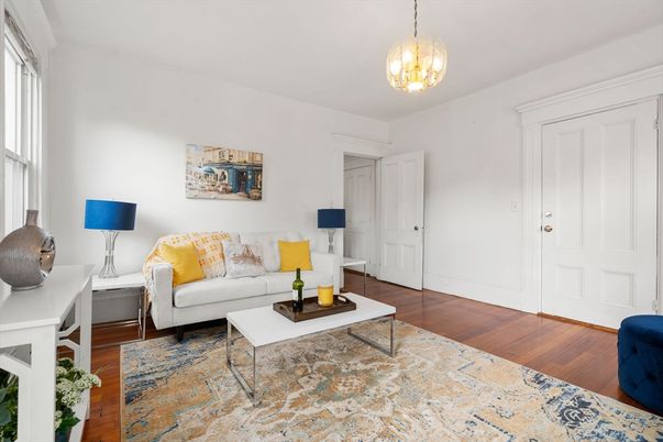 Interior, Living room, Pendant Lights, Wood Texture Flooring