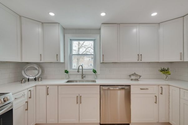 Interior, Kitchen, Recessed Lighting, Stainless Steel Appliances