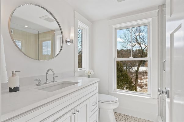 Bathroom, Interior, Recessed Lighting