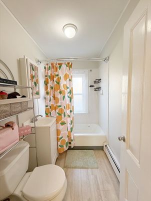 Bathroom, Interior, Wood Texture Flooring