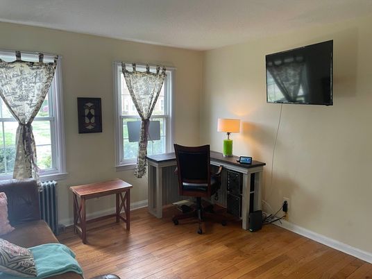 Home Office, Interior, Wood Texture Flooring