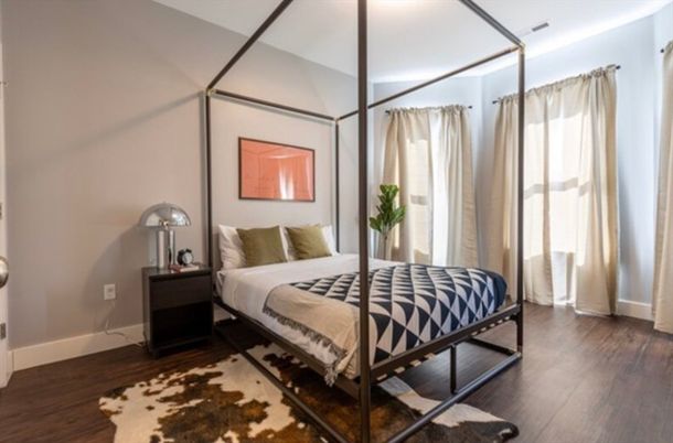 Bedroom, Interior, Wood Texture Flooring