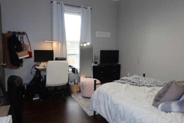 Bedroom, Home Office, Interior, Wood Texture Flooring
