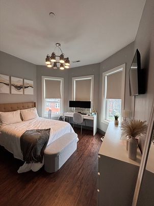Bedroom, Interior, Wood Texture Flooring