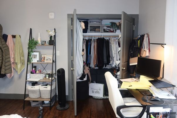 Home Office, Interior, Wood Texture Flooring