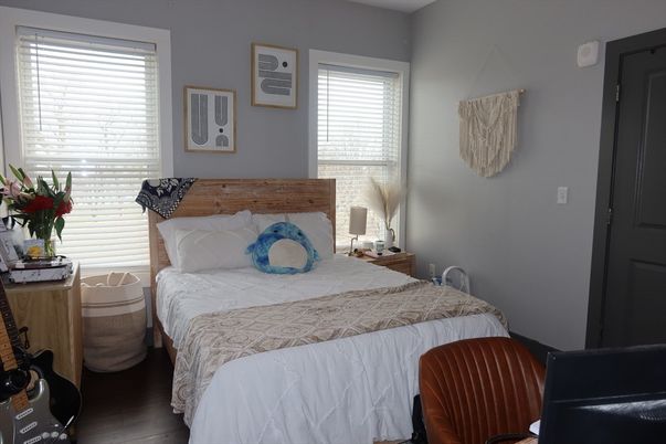 Bedroom, Interior, Wood Texture Flooring