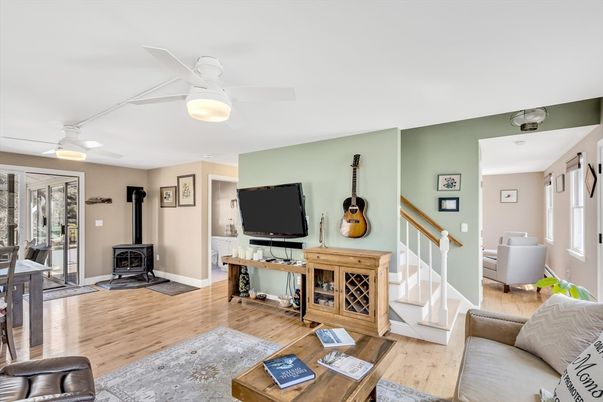 Fireplace, Interior, Wood Texture Flooring