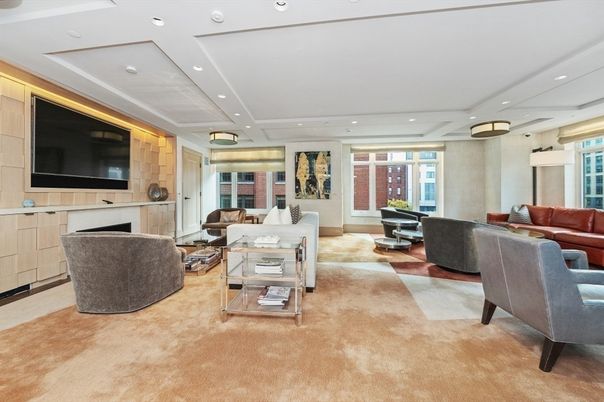 Interior, Living room, Recessed Lighting