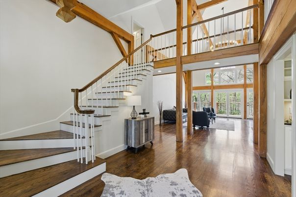 Interior, Wooden Beams, Wood Texture Flooring